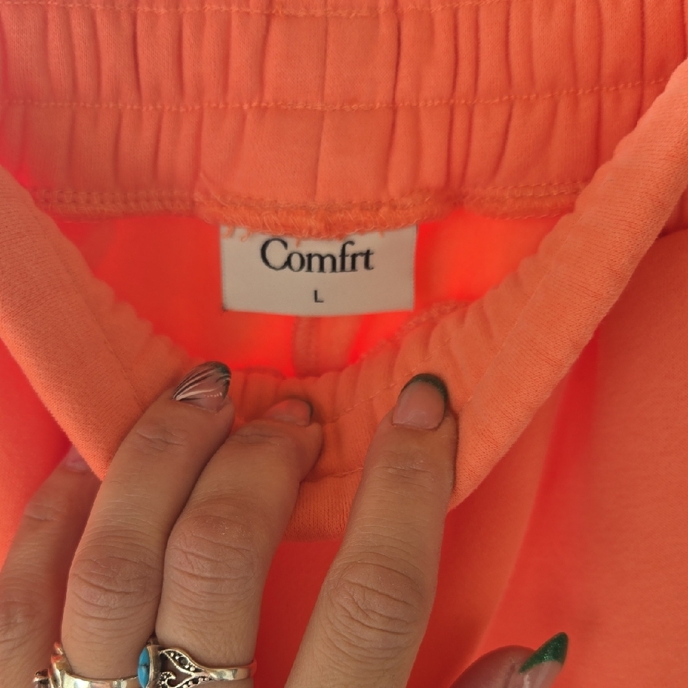 Womans Comfrt ' Coral Sweat Joggers with Elastic Waist - Picture 2 of 6